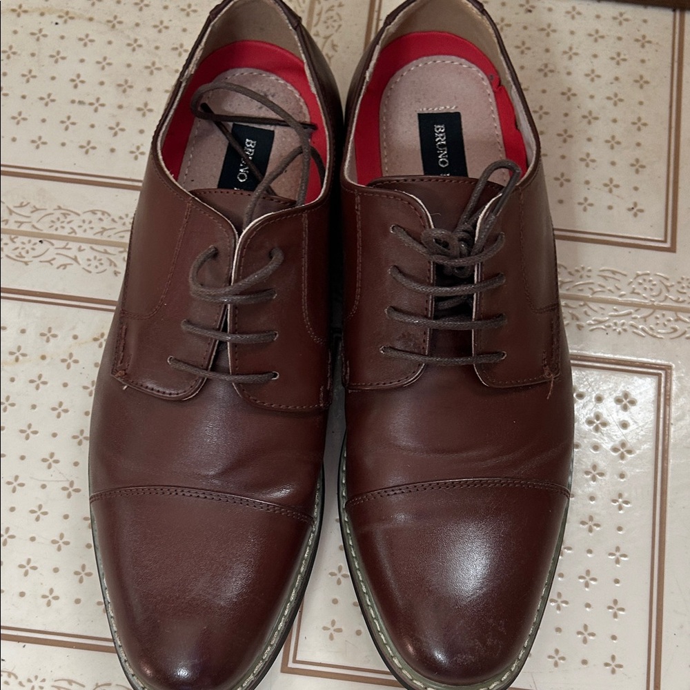 Bruno Marc Brown Dress Shoes